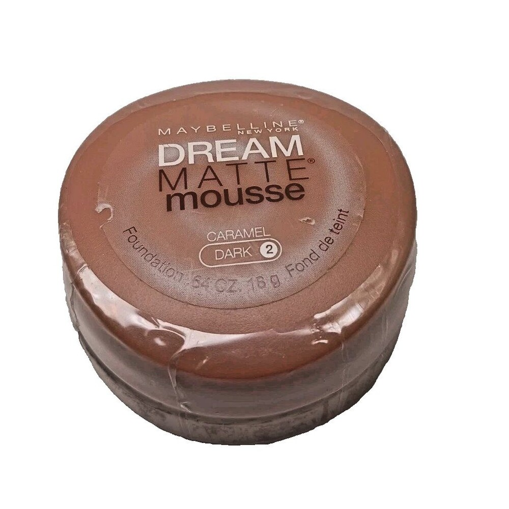 Maybelline New York Dream Matte Mousse Foundation CARAMEL DARK 2 Sealed